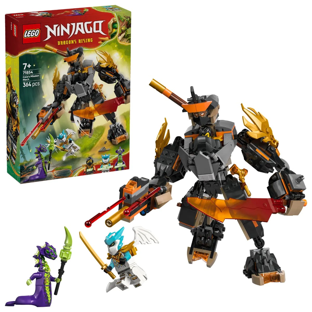 Lego Ninjago Batalia dragonului ninja Riyu 71854 - poza 1