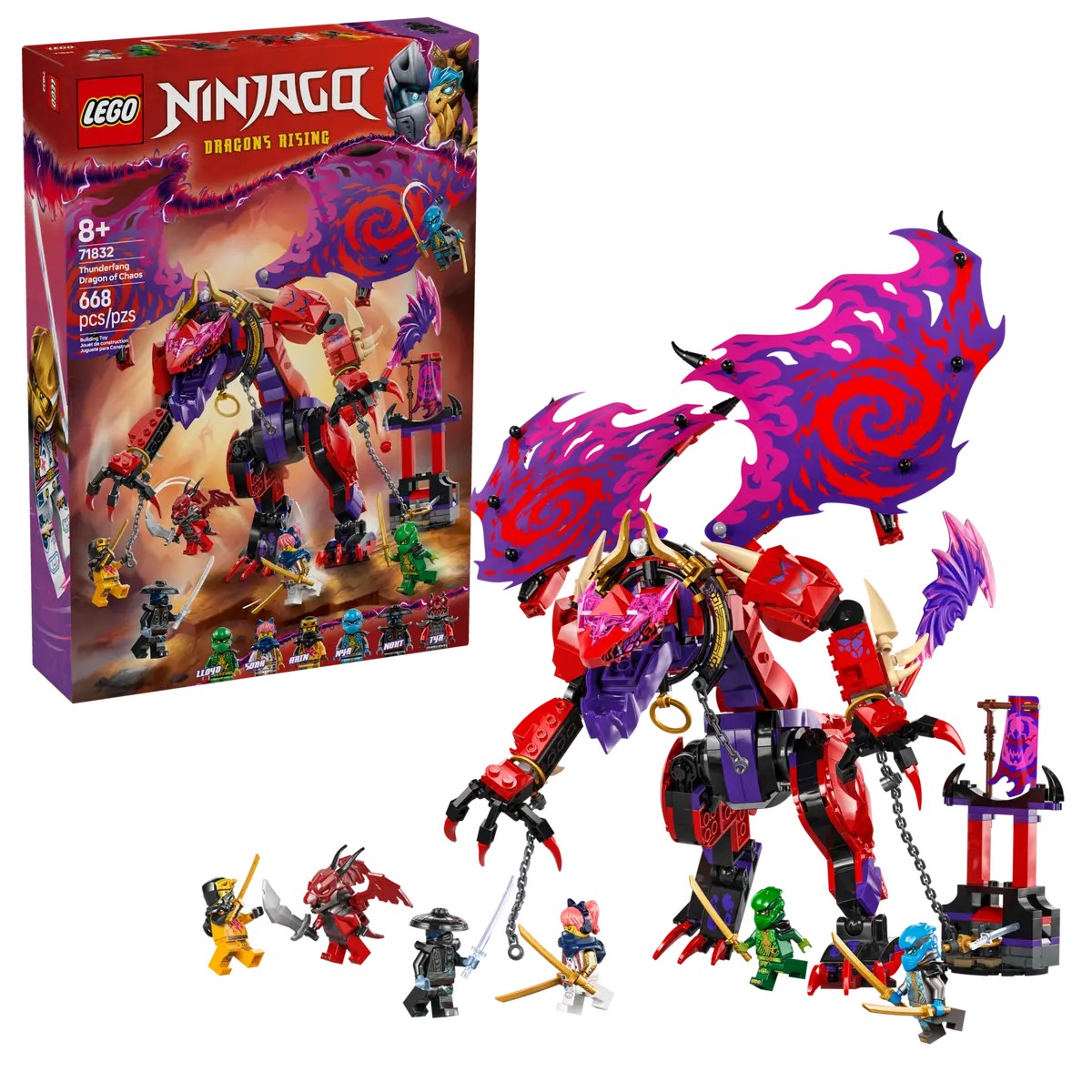 Lego Ninjago Dragonul Haosului Thunderfang 71832 - poza 1