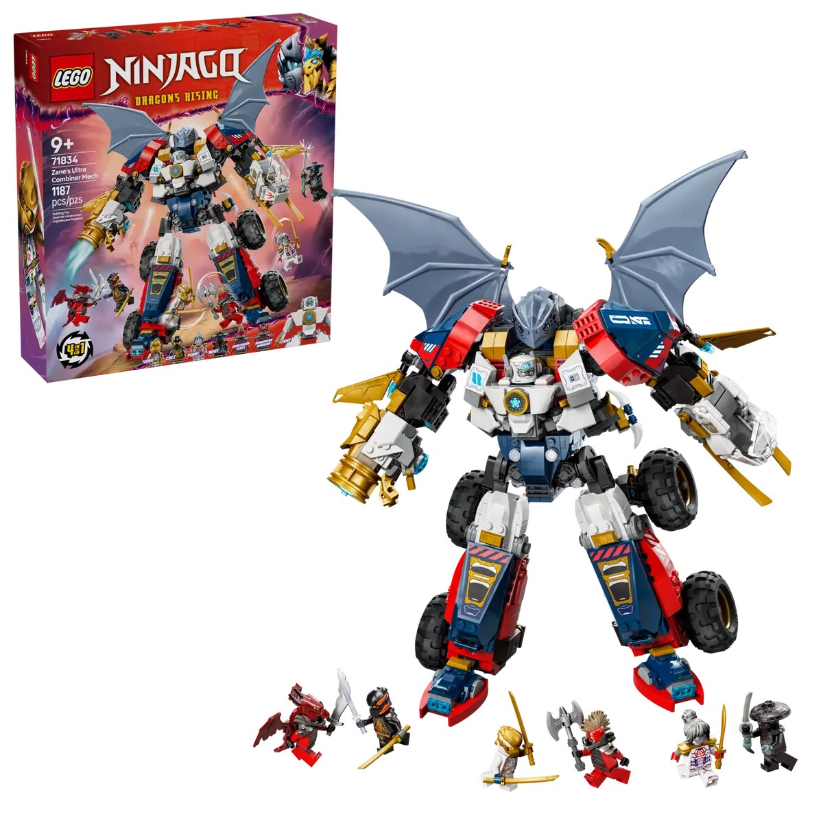 Lego Ninjago Ultrarobotul Combinat al lui Zane 71834 - poza 1