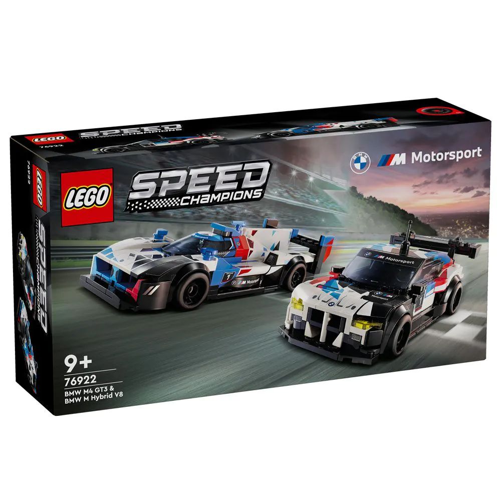 Lego Speed Champions BMW M4 GT3 si BMW M Hybrid V8 76922 - poza 2