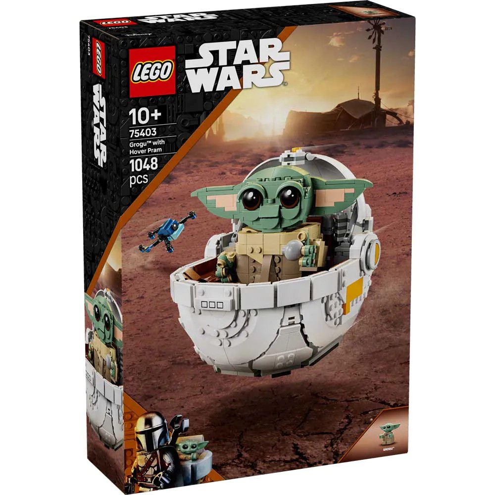 Lego Star Wars Grogu cu Landoul Planor 75403 - poza 2