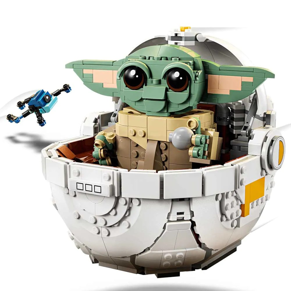 Lego Star Wars Grogu cu Landoul Planor 75403 - poza 3