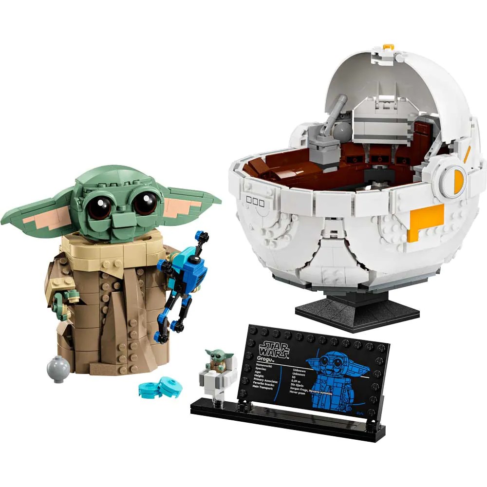 Lego Star Wars Grogu cu Landoul Planor 75403 - poza 4