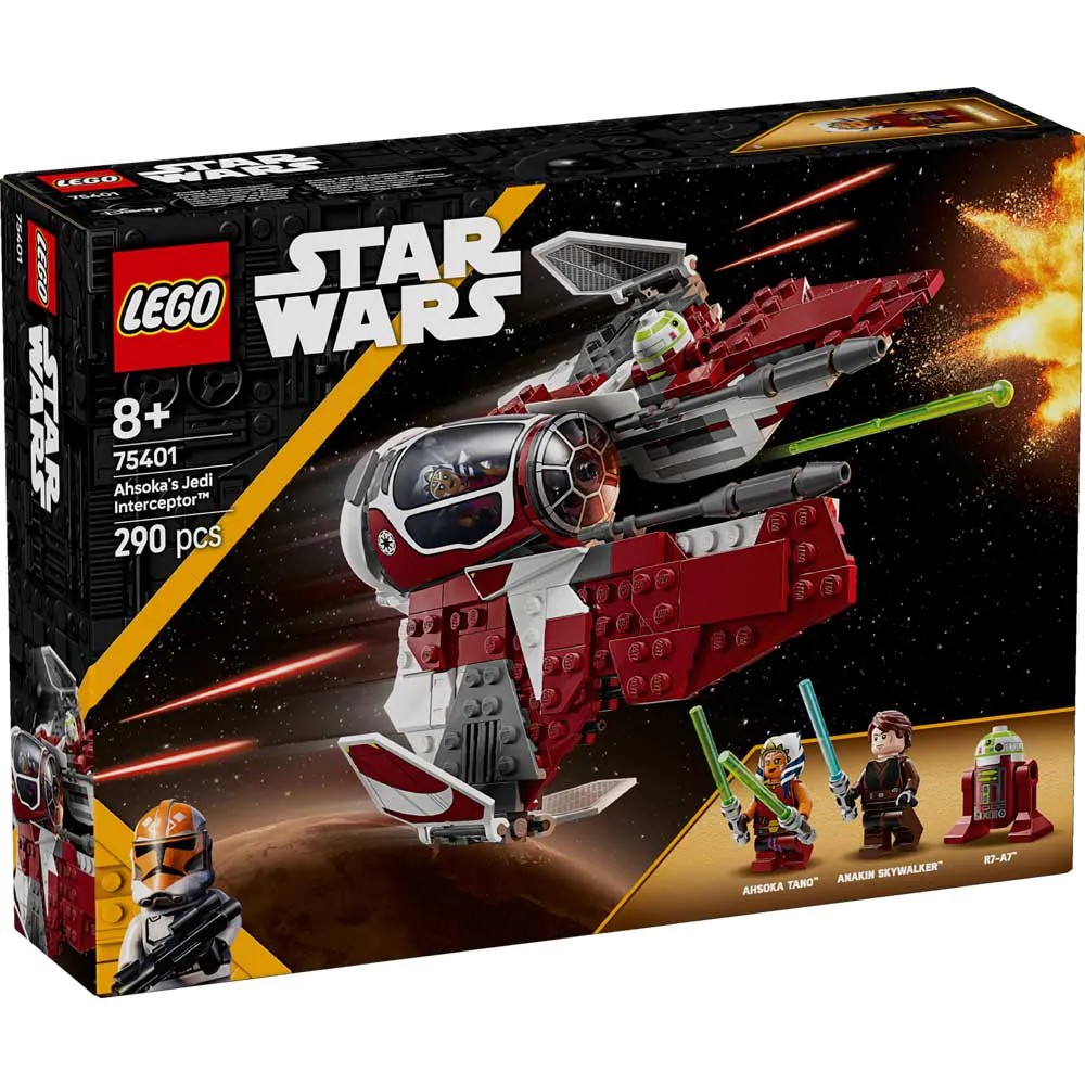 Lego Star Wars Nava Interceptor Jedi a lui Ahsoka 75401 - poza 2
