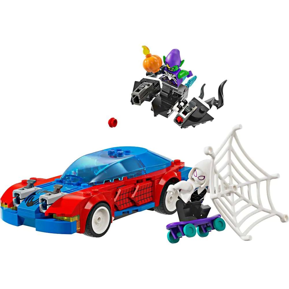 Lego Super Heroes Masina de Curse a Omului Paianjen si Venom Green Goblin 76279 - poza 4