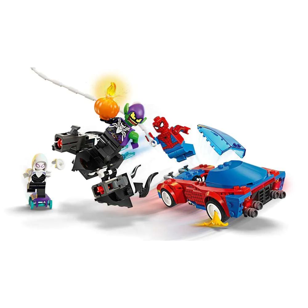 Lego Super Heroes Masina de Curse a Omului Paianjen si Venom Green Goblin 76279 - poza 5