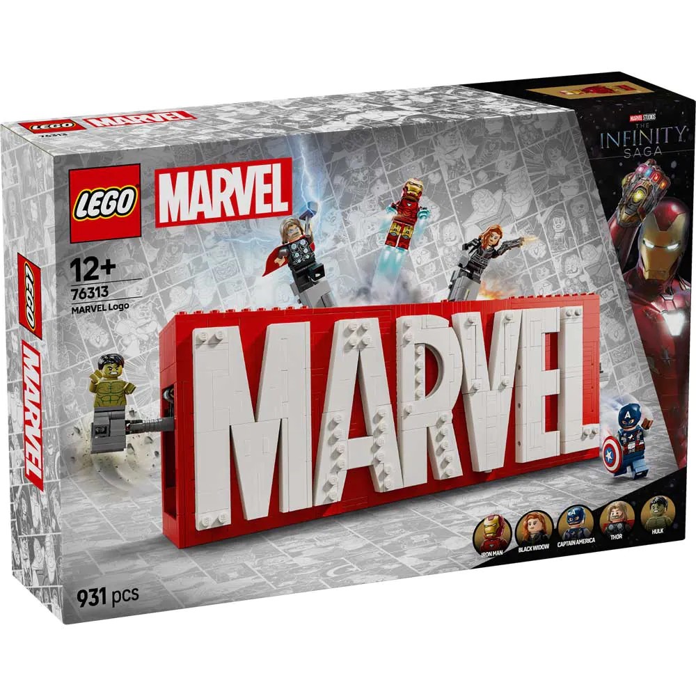 Lego Super Heroes Sigla si Minifigurine Marvel 76313 - poza 2