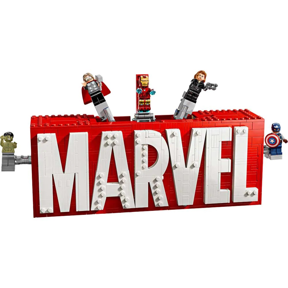 Lego Super Heroes Sigla si Minifigurine Marvel 76313 - poza 3