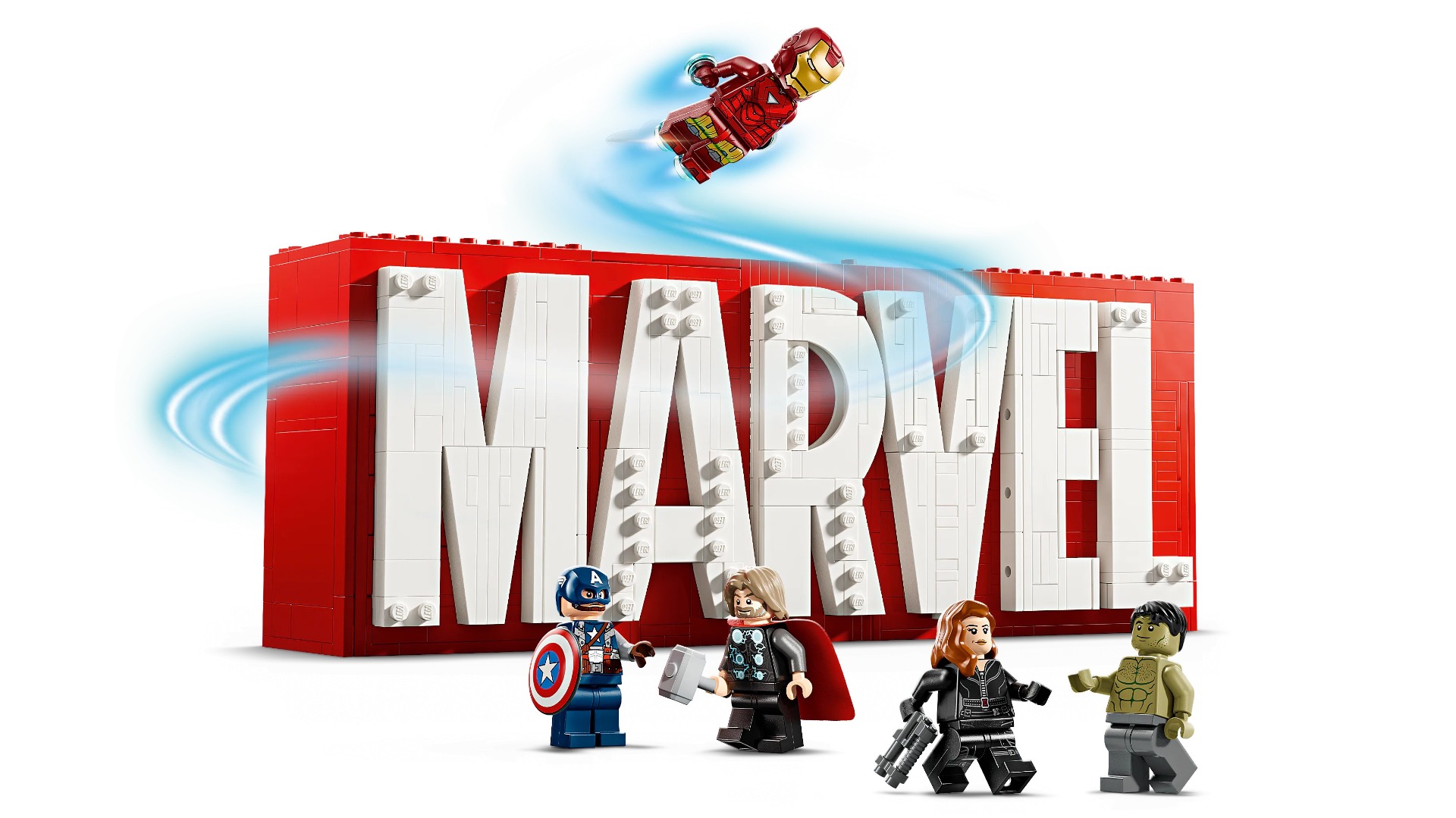 Lego Super Heroes Sigla si Minifigurine Marvel 76313 - poza 4