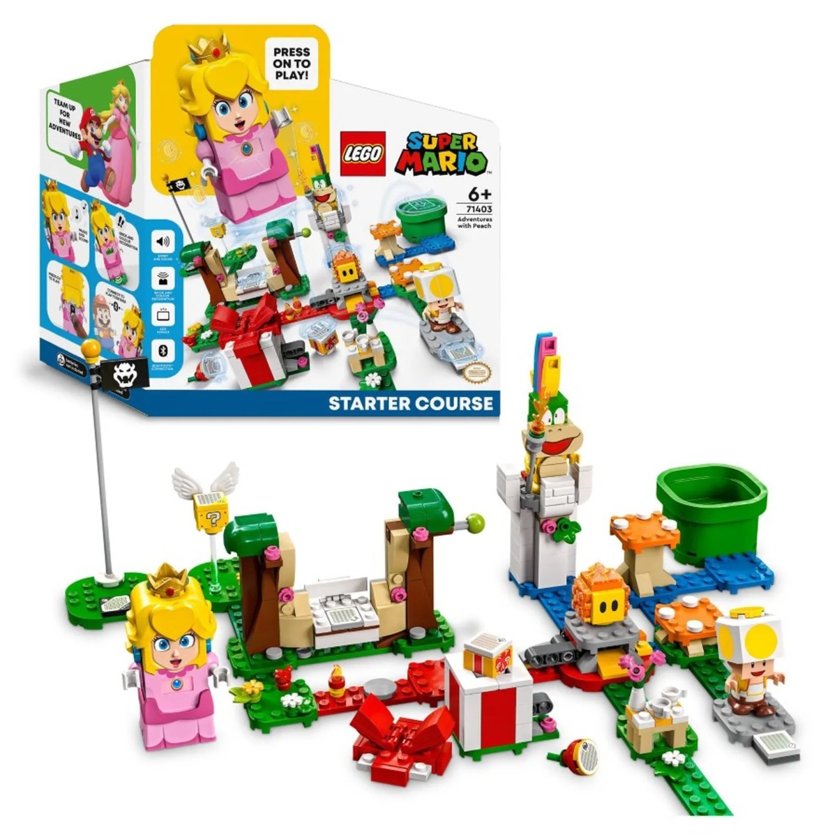 Lego Super Mario Aventurile lui Peach set de baza 71403 - poza 1