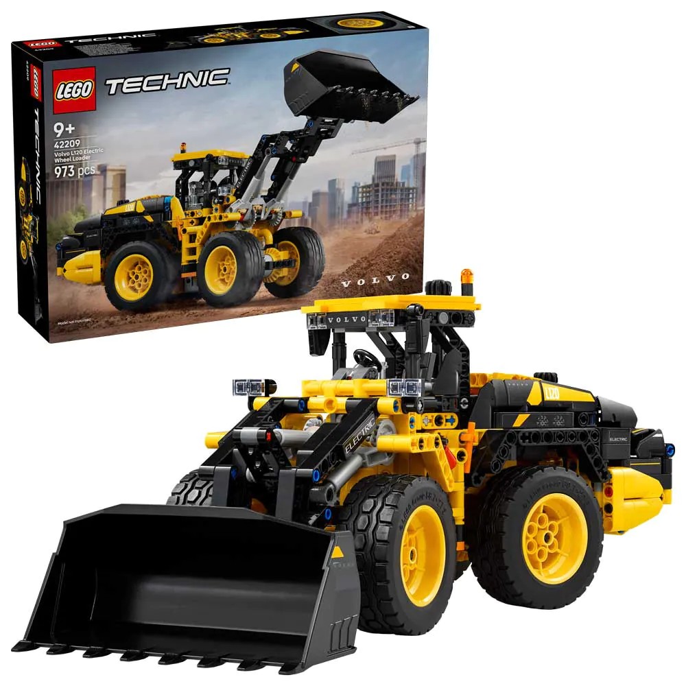 Lego Technic Incarcator Frontal Volvo L120 Electric 42209 - poza 1