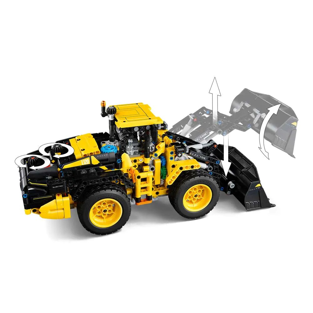 Lego Technic Incarcator Frontal Volvo L120 Electric 42209 - poza 5