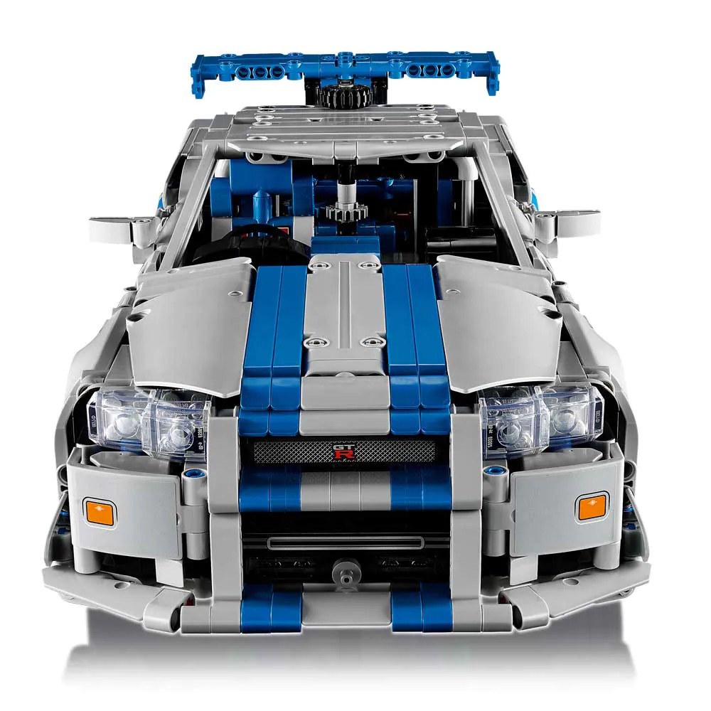 Lego Technic Masina Nissan Skyline GT-R (R34) din mai furios mai iute 42210 - poza 4