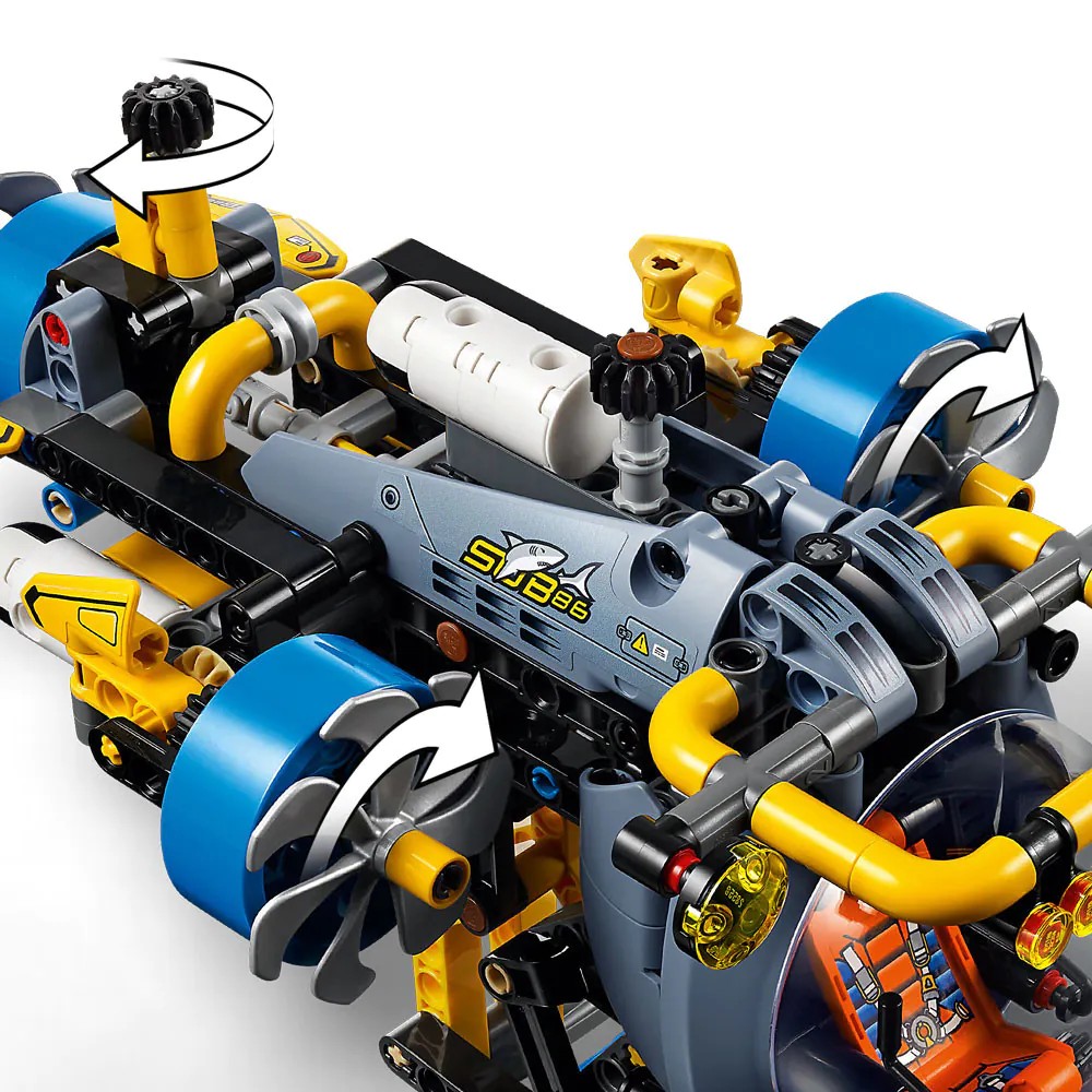 Lego Technic Submarin de cercetare 42201 - poza 4