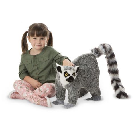 Lemur gigant din plus - Melissa & Doug - poza 2