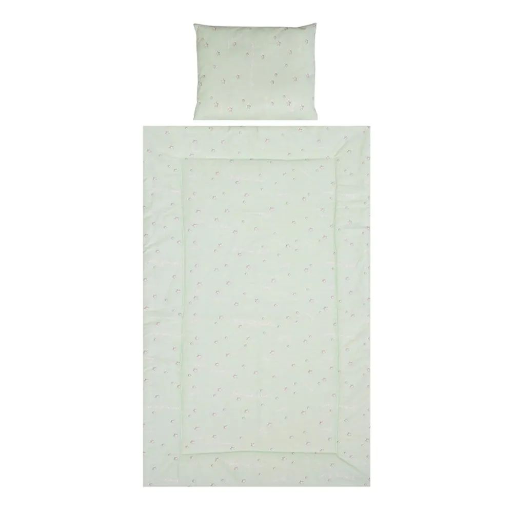 Lenjerie de pat Lorelli Classic Cosy 3 piese Green Friends - poza 2