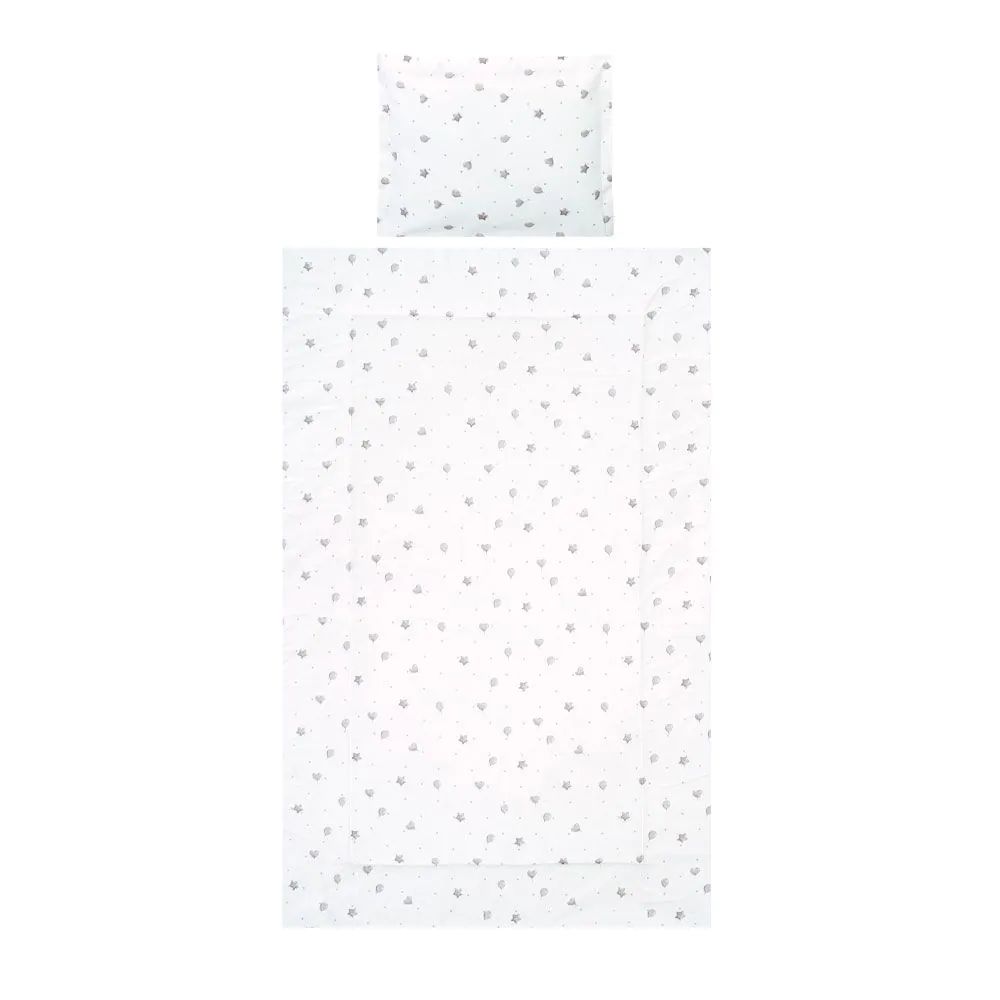 Lenjerie de pat Lorelli Classic Cosy 3 piese Grey Train - poza 2