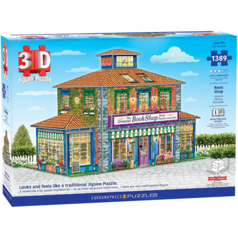 Librarie Puzzle 3D, 1389 piese - poza 1