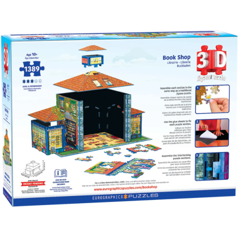 Librarie Puzzle 3D, 1389 piese - poza 2