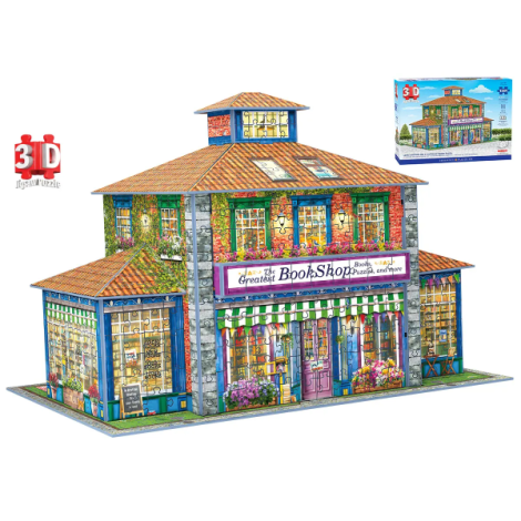 Librarie Puzzle 3D, 1389 piese - poza 3