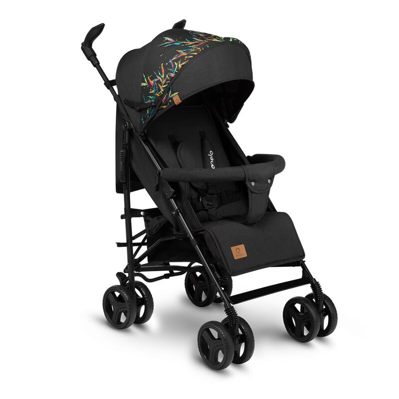 Lionelo - Carucior sport Irma Dreamin\', Editie limitata, Cu husa de picioare, Cu plasa de tantari, Negru, Resigilat
