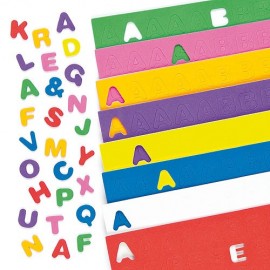Litere din neopren autoadezive - Baker Ross - poza 1