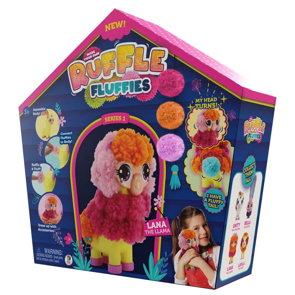 Llama de decorat cu accesorii de plus Ruffle Fluffies - poza 2