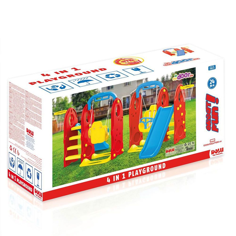 Loc de joaca 4 in 1 Dolu Playground - poza 3