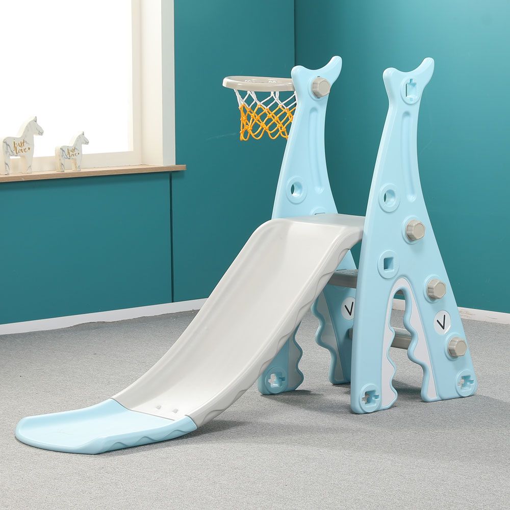 Loc de joaca pentru interior 3 in 1 Ocie Blue - poza 3