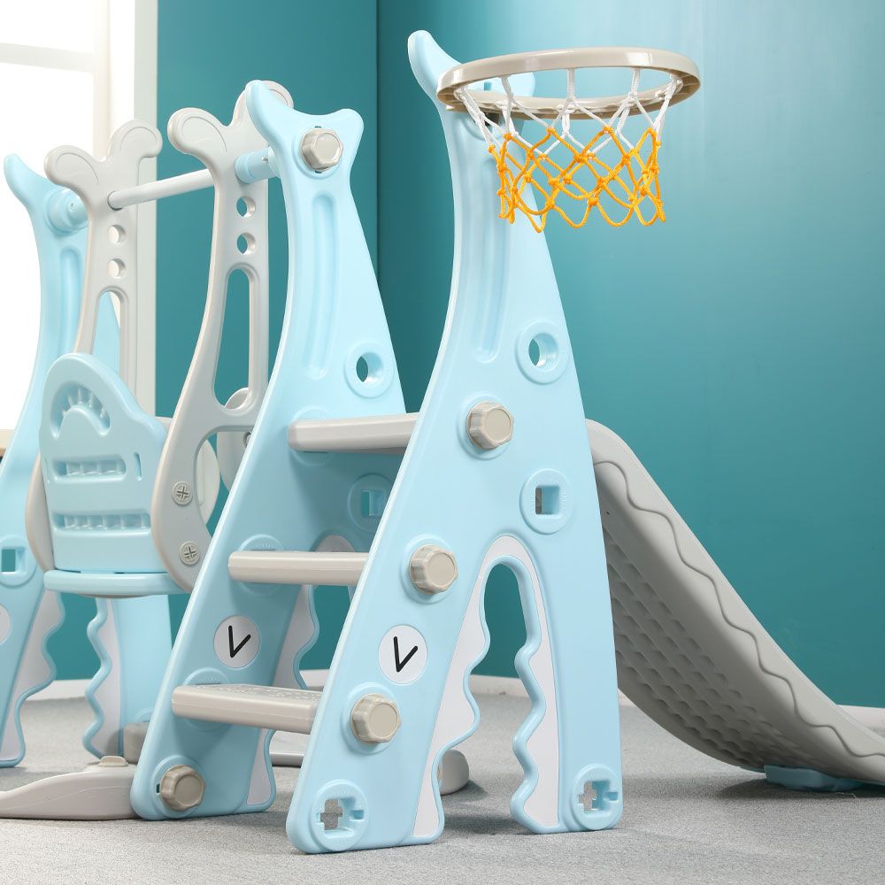 Loc de joaca pentru interior 3 in 1 Ocie Blue - poza 5