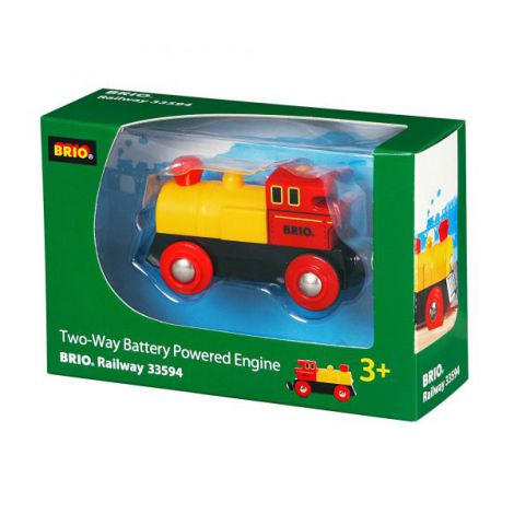 Locomotiva mica rosie cu baterii 33594 Brio - poza 1