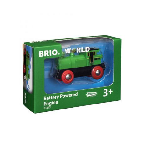 Locomotiva mica verde cu baterii 33595 Brio - poza 2