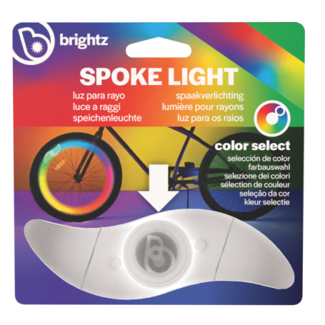 Lumina LED colorata clip-on RBG pentru spite, SpokeBrightz