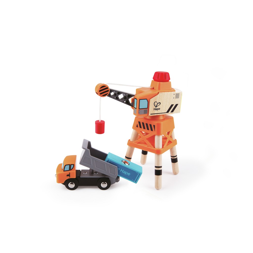 Macara cu magnet si camion Hape Boom Crane - poza 1