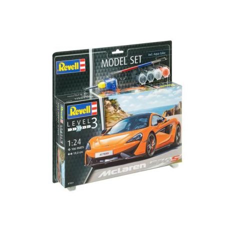 Macheta automobil McLaren 570S Model Set Revell 67051, scara 1:24 - poza 2
