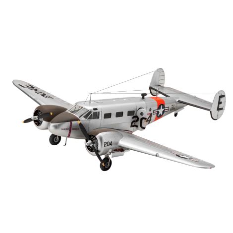 Macheta Avion Beechcraft Model 18 - Scara 1:48 - poza 3