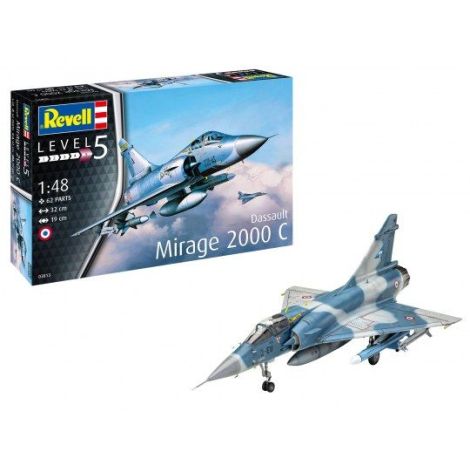Macheta Avion Dassault Mirage 2000C Revell 03813, scara 1:48 - poza 2