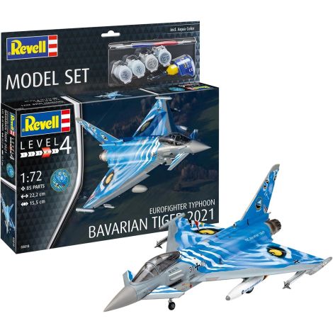 Macheta avion Eurofighter Typhoon Bavarian Tiger 2021 Revell 63818 scara 1:72 - poza 1
