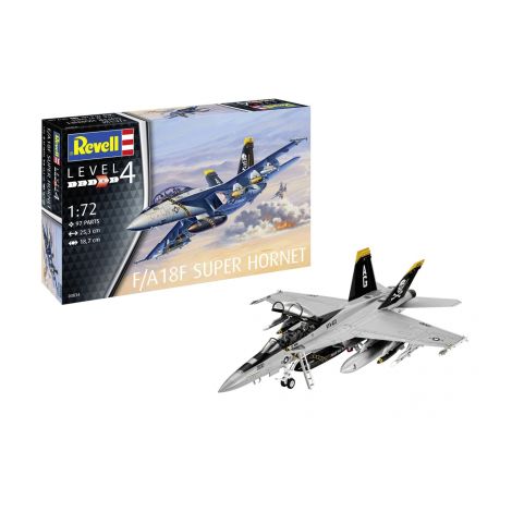 Macheta avion F A-18 Super Hornet Model F Revell 03834, scara 1:72 - poza 2