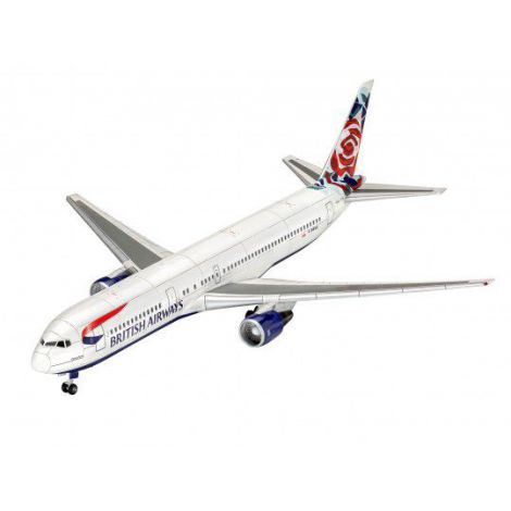 Macheta Avion Revell Boeing 767-300ER British Airways - Chelsea Rose Edition, Scara 1:144 - poza 1