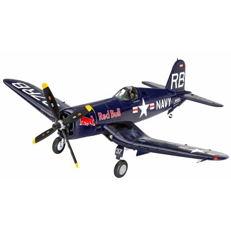 Macheta avion Vought F4U-4 Corsair, Flying Bulls aniversar 25 ani, scara 1:48 - poza 1