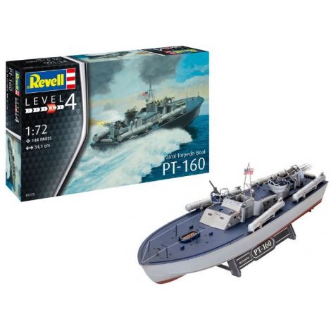 Macheta Barca Patrol Torpedo Boat PT-160 - Revell 05175, scara 1:72 - poza 1