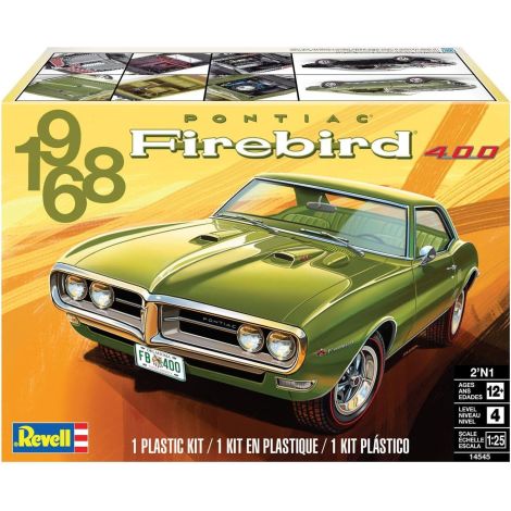 Macheta Pontiac 68 Firebird Revell scara 1:25 - poza 2