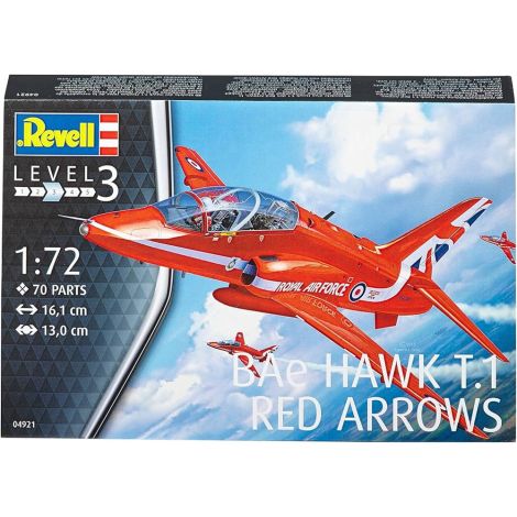 Macheta revell avion bae hawk t.1 red arrows 04921 - poza 4