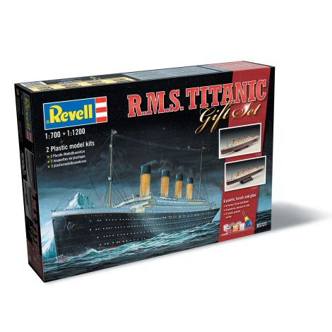 Macheta Set cadou vapor R.M.S. Titanic - Revell - 1:700 - poza 3