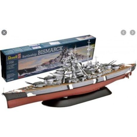Macheta Vas de Razboi Bismarck - Revell 5098, scara 1:700 - poza 3