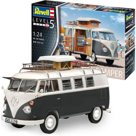Macheta VW T1 Camper Van Revell scara 1:24 - poza 1