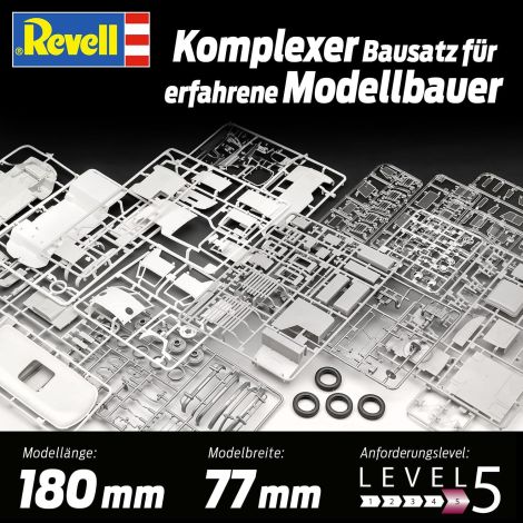 Macheta VW T1 Camper Van Revell scara 1:24 - poza 3