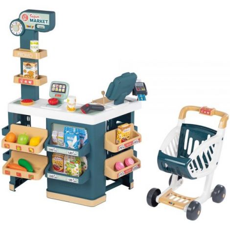 Magazin pentru copii Smoby Super Market cu 42 accesorii - poza 1