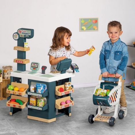 Magazin pentru copii Smoby Super Market cu 42 accesorii - poza 4